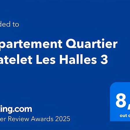Appartement Quartier Chatelet Les Halles 3 Free Netflix 파리 외부 사진