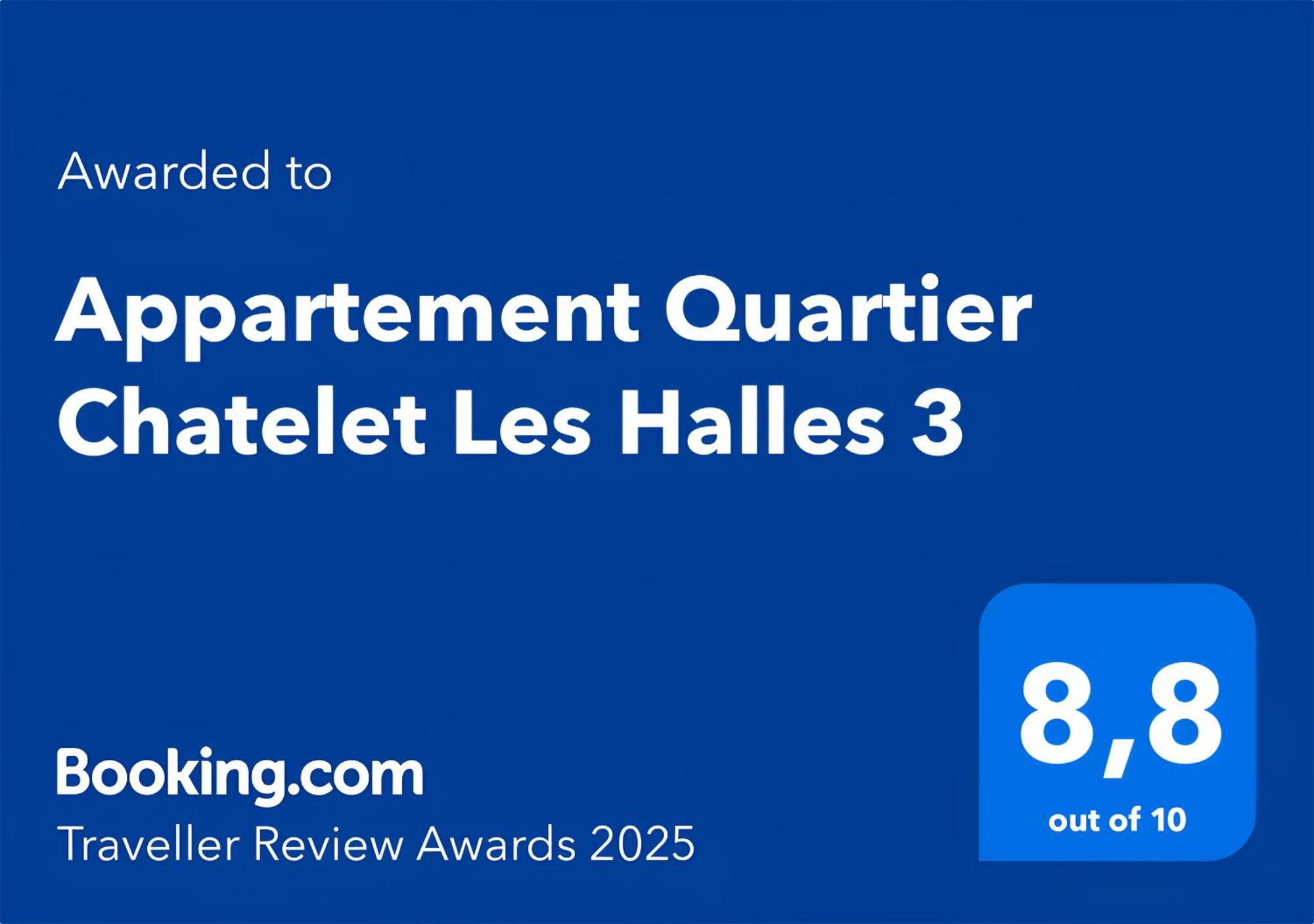 Appartement Quartier Chatelet Les Halles 3 Free Netflix 파리 외부 사진